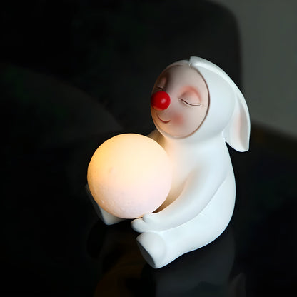 USB Rechargeable Bunny Table Lamp LED Decorative Night Light
