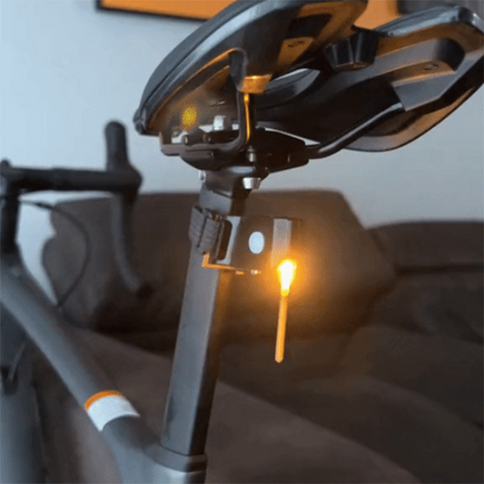 USB Rechargeable LED Bike Tail Light High Visibility Rear Safety Cycling Light Easy Install