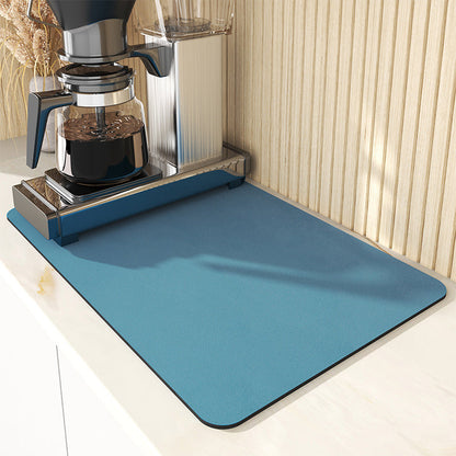 Ultra Absorbent Kitchen Drying Mat Non Slip Sink Counter Dish Drainer Mat
