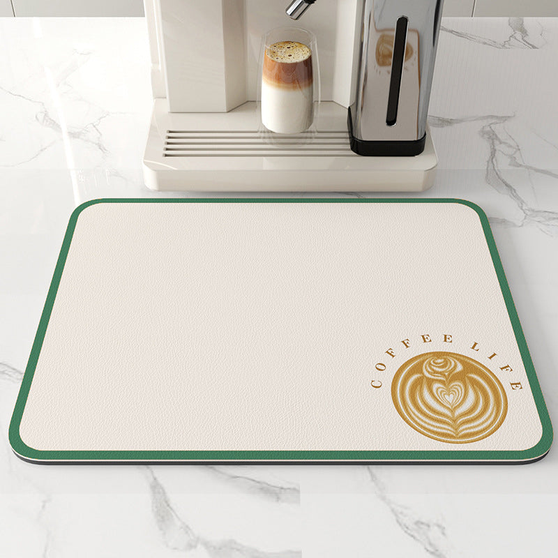 Ultra Absorbent Kitchen Drying Mat Non Slip Sink Counter Dish Drainer Mat
