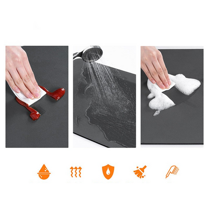 Ultra Absorbent Kitchen Drying Mat Non Slip Sink Counter Dish Drainer Mat