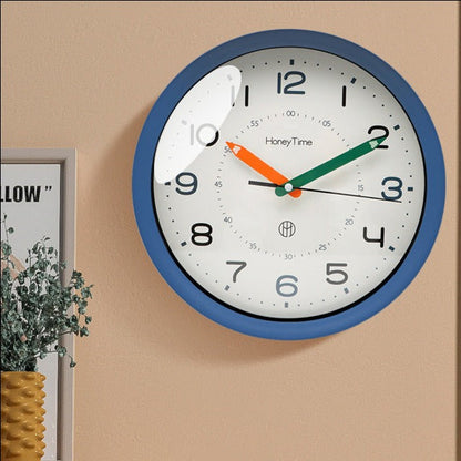 Ultra Quiet Wall Clock Kids Bedroom Silent Sleep Learning Environment