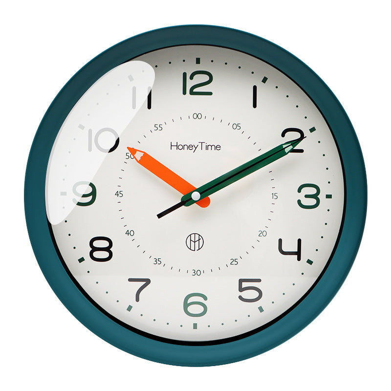 Ultra Quiet Wall Clock Kids Bedroom Silent Sleep Learning Environment