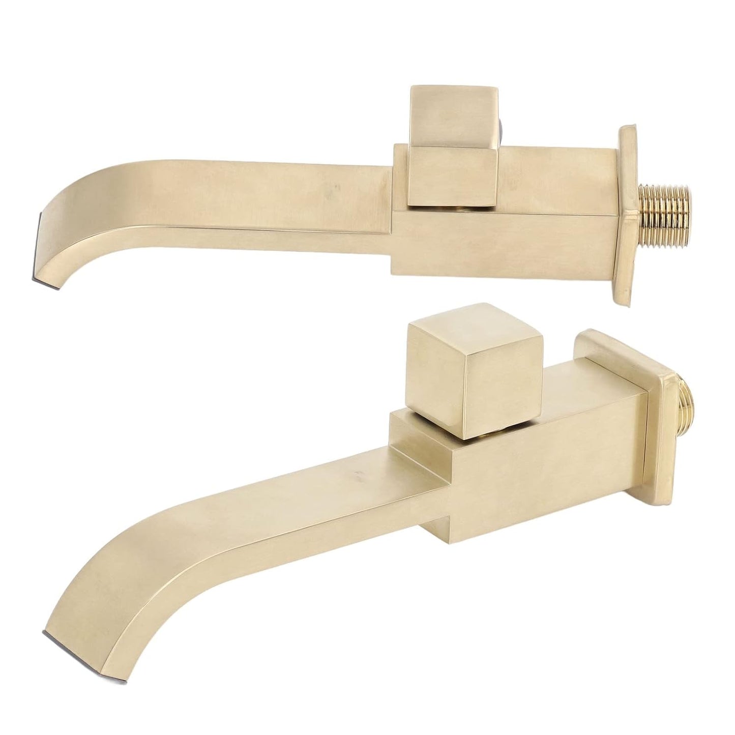 Wall Mounted Bathroom Faucet Minimalist Modern Basin Tap