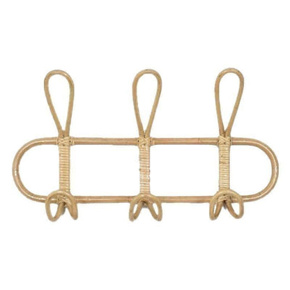 Wall Mounted Hook Rack Organizer Multiple Hooks Clothes Hat Storage