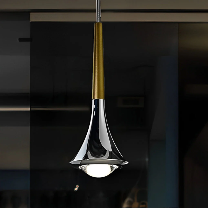 Water Drop Pendant Light Modern LED Hanging Ceiling Lamp