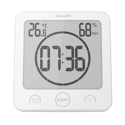 Waterproof Shower Clock Bathroom Timer Large Display