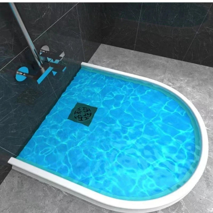 Waterproof Shower Threshold Barrier Strip Flexible Bathroom Water Stopper for Shower Floor