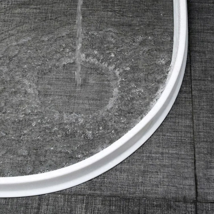 Waterproof Shower Threshold Barrier Strip Flexible Bathroom Water Stopper for Shower Floor