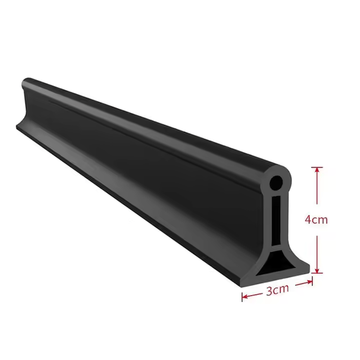 Waterproof Shower Threshold Barrier Strip Flexible Bathroom Water Stopper for Shower Floor