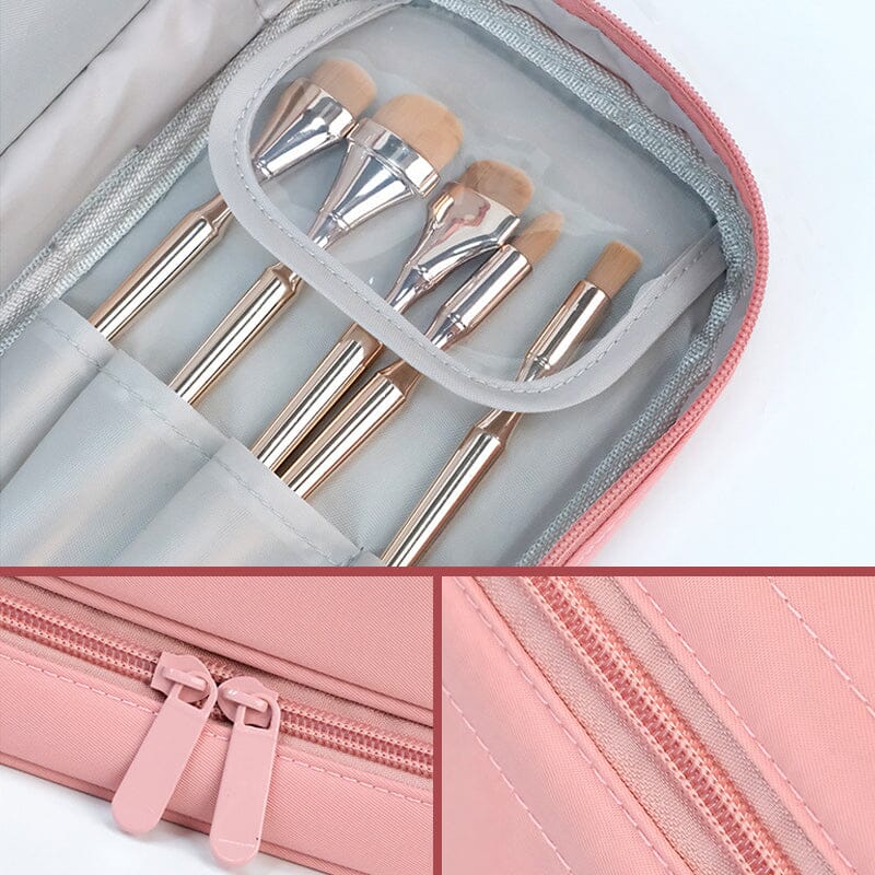 Waterproof Travel Toiletry Bag Large Capacity Cosmetic Organizer with Adjustable Strap