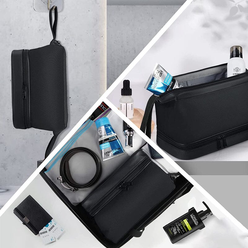 Waterproof Travel Toiletry Bag Large Capacity Cosmetic Organizer with Adjustable Strap