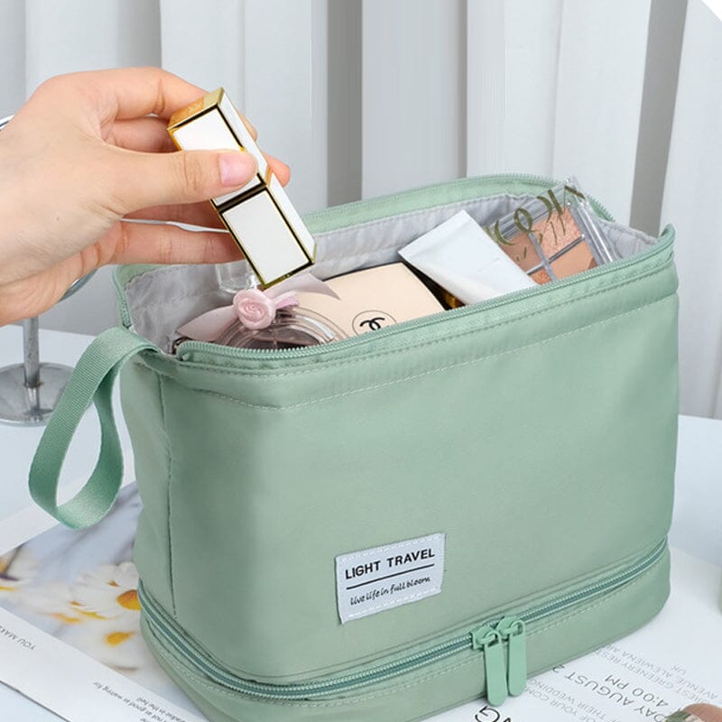 Waterproof Travel Toiletry Bag Large Capacity Cosmetic Organizer with Adjustable Strap