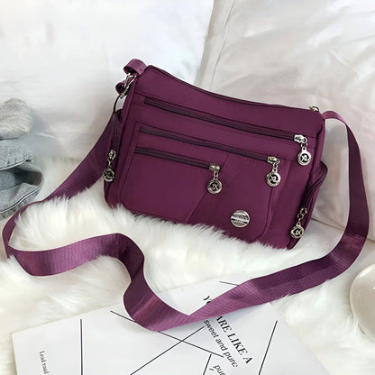 Waterproof Women Crossbody Bag Large Capacity Shoulder Bag with Adjustable Strap for Travel and Daily Use