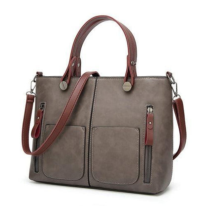 Werluxia – Women's Vintage PU Leather Shoulder Bag with Adjustable Crossbody Strap
