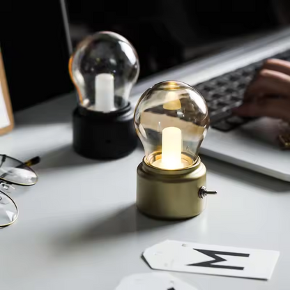 Wireless LED Table Lamp USB Rechargeable Dimmable Desk Light
