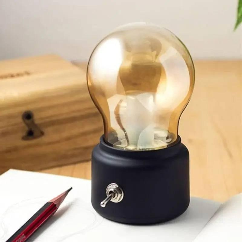 Wireless LED Table Lamp USB Rechargeable Dimmable Desk Light