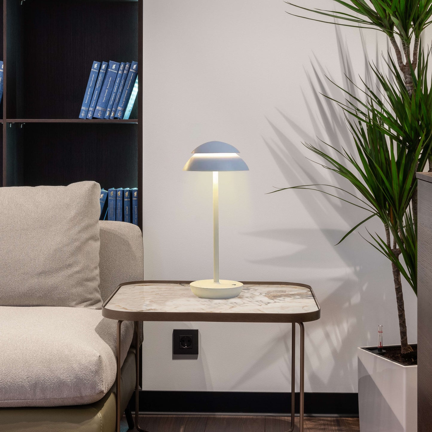 Wireless LED Table Lamp with Adjustable Brightness Portable Rechargeable Desk Lamp