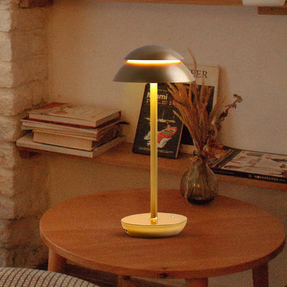 Wireless LED Table Lamp with Adjustable Brightness Portable Rechargeable Desk Lamp