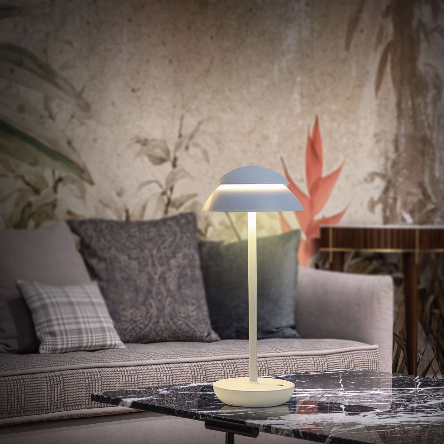 Wireless LED Table Lamp with Adjustable Brightness Portable Rechargeable Desk Lamp