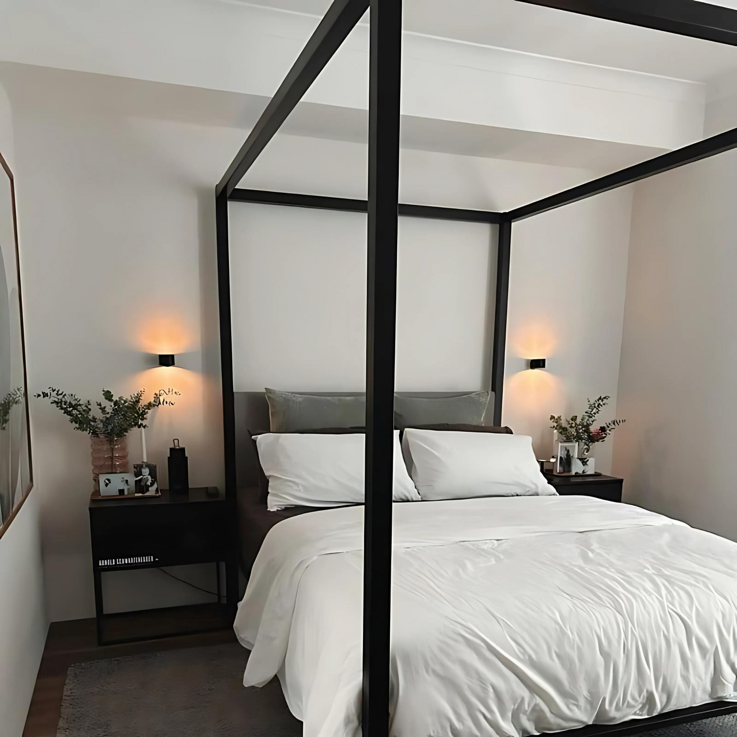Wireless LED Wall Light Rechargeable with Remote Control Adjustable Brightness Indoor Wall Lamp