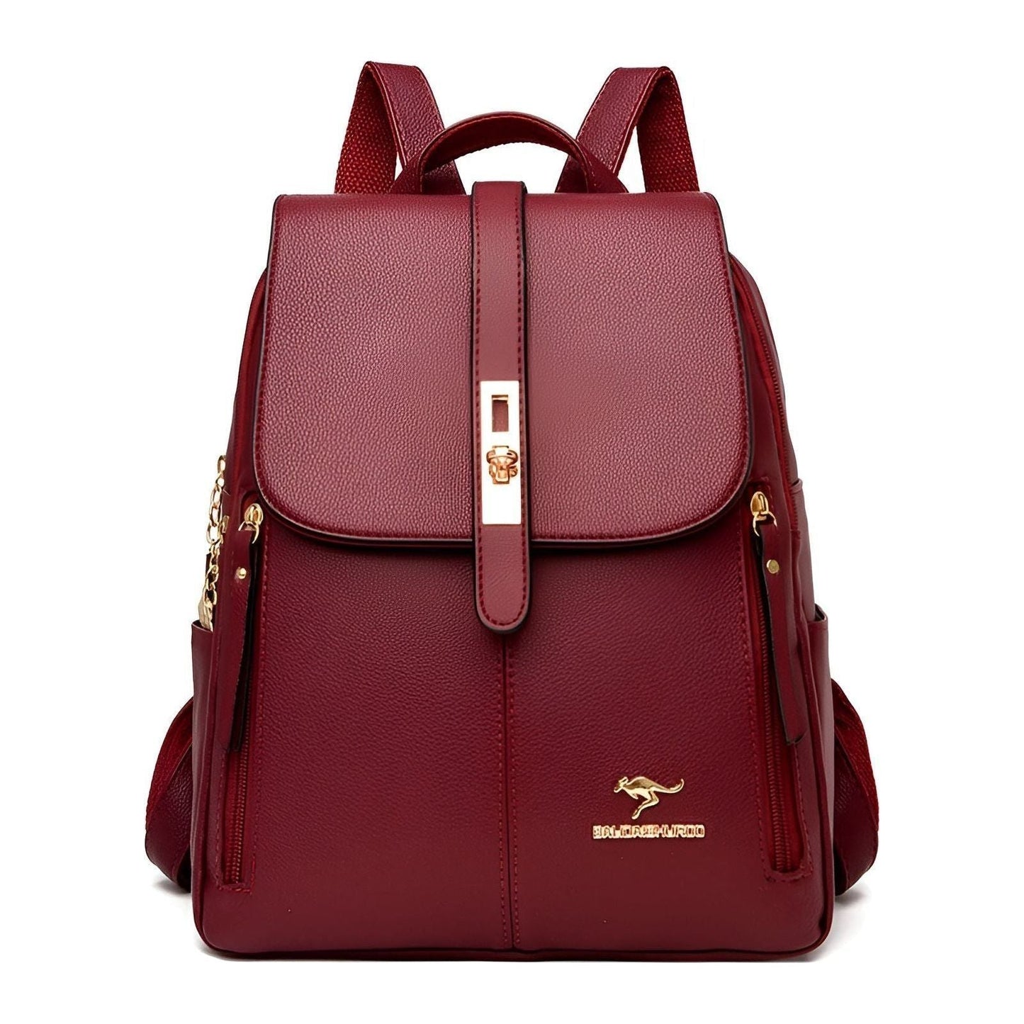 Women's Luxury Leather Backpack Elegant Everyday Office Carry
