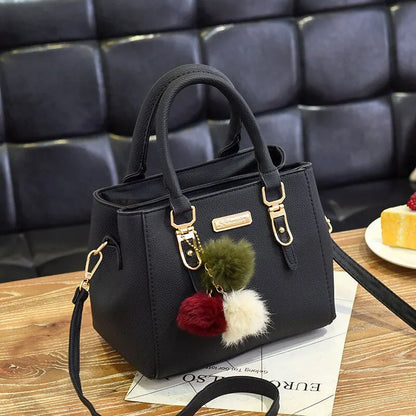 Women’s Tassel Handbag Stylish PU Leather Shoulder Bag with Spacious Design