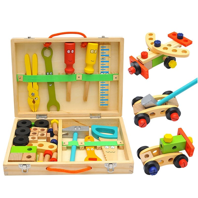 Wooden Montessori Learning Toy for Toddlers Educational Wooden Toy for Motor Skills Creativity and Early Development